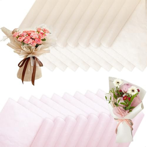 Blatt Blumenstrauß Geschenkpapier, Blumenstrauß Papier Geschenkpapier Blumen Floristenbedarf, Geschenkpapier Wrapping Paper Perfect for Flowers Gifts Crafts 30x30 cm