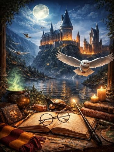 CLYCTIP Diamond Painting – DIY Diamanten Painting für Erwachsene und Kinder, Kunsthandwerk für Anfänger und Wanddekoration 30x40 cm (337)