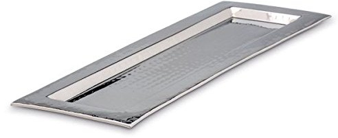 Tablett Rechteckig 54,0 x 19,0cm, H 1,5cm Edelstahl