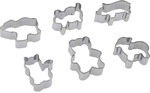Westmark Ausstechformen-Set, Verschiedene Tiermotive, Rostfreier Edelstahl, Animals, 6-tlg., Silber, 31922260