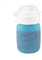 Squeasy Gear Mini Squeasy Snacker, 100 ml blau – wiederverwendbare Quetschflasche, Quetschbeutel aus weichem Silikon für selbstgemachte Smoothies, Babybrot, Fruchtmus, Joghurt, auslaufsicher, BPA-frei