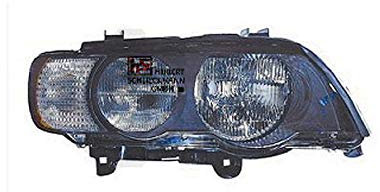 Scheinwerfer rechts X5 E53 Bj. 05/00-12/03 inkl. Motor H7+HB3