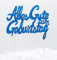 AILEXI 1 Count Happy Birthday Glitter Kuchen Dekorieren Toppers FÜR Kuchen CupKuchen Und Icecream - Alles Gute zum Geburtstag Dark Blue