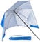 infactory Parasol Ø 160 cm UV 50+ avec protections latérales