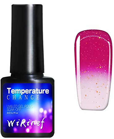 Asalinao Nagellack 28 Farbwechsel Nagellack Peel Off Sunlight Sensitive Farbwechsel Nagellack 8 ml DIY Maniküre