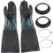 Paar 23,6'' Heavy Duty Handschuhe mit 2 Handschuhhaltern und Klemmen für Sandstrahlkabine