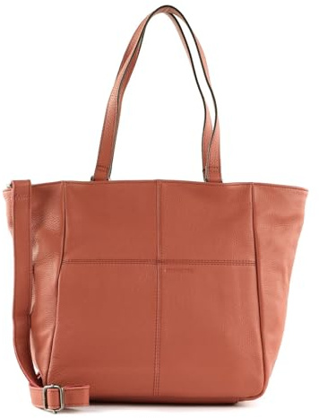 FREDsBRUDER Leder Umhängetasche Pruvia Shopper Light Rust terracotta