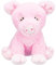 TRIXIE Schweinchen Edison Plüschtiere aus Recycling-Material - Flauschiges Hundespielzeug für nachhaltiges Spielen - weiches Öko-Plüsch Stofftier, 24cm - Be Eco Kollektion - 34881