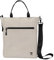 FUCHS & REBELL® Tote Bag JONA – Durchdachte 3-in-1 Laptoptasche mit vielen Fächern: Handtasche, Schultertasche/Umhängetasche & Crossbody Tasche 14L (Beige)
