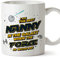 Mugffins Tassen/Becher mit Spruch für BABYSITTERIN - Auf Englisch - Best in The Galaxy The Force is With Me - 11 oz / 330 ml - Lustiges Geschenk Mitarbeiter