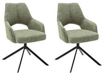 Robas Lund Bangor Esszimmerstühle Set, Olive, 57x89x66