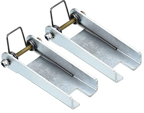 PATIKIL 84mm Gancho Seguridad Cierre Kit, 2 Paquete Metal Remolque Receptor Enganche Reemplazo para Horquilla Gancho Remolque, Plateado