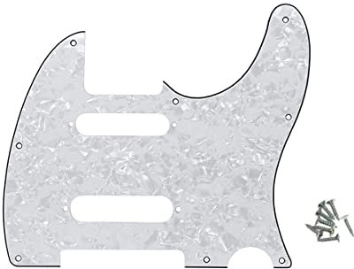 Rozilo 8-Loch-Schlagbrett mit Schrauben, passend für Fender Nashville Telecaster Pickguard
