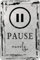 Pause Vavely Iron 20 x 30 cm Vintage Look Dekoration Poster Schild für Zuhause lustige Wanddekoration