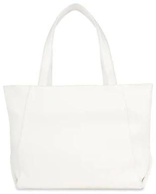 Calvin Klein Damen CK Daily Shopper MEDIUM Pebble K60K611766 Taschen, Weiß (Bright White)