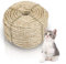 Eulenke Corda in sisal, 50 m x 6 mm, albero tiragraffi in sisal naturale, ricambio per gatti, corda in sisal naturale, per giocattoli abrasivi per gatti, fai da te, decorazione di case
