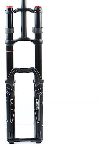 MTB Gabel Fahrrad Air 27,5 26 Zoll 170 Mm Ultraleicht Doppelschulterkontrolle 28,6 Mm Straight Tube Gabel Fahrrad Downhill Federung,Manual Lockout,27.5inch