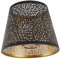 Baumförmiger Lampenschirm, Metall-Lampenschirm, E26, E27, Waldbaum-Stil, Metall-Lampenschirm, Geätztes Hohles Waldmuster, Lampenschirmabdeckung mit Innerem Goldmuster für Tisch,