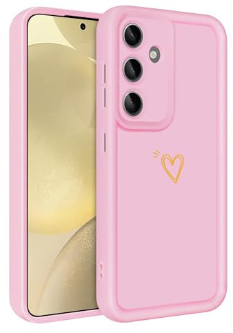 ChoosEU Cover per Samsung Galaxy A54 5G Silicone Custodia Disegni Elegante Colorate Custodia Morbido per Ragazze Donne Uomo Ragazzo Antigraffio Protezione TPU Case Copertura Antiurto - Rosa