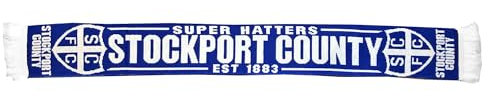 Stockport County Fan-Schal, Motiv: The Hatters 2024 Champions (britisch, Unisex, 100 % Acryl), mehrfarbig, One size