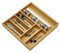ORGA-BOX BAMBOU Range-couverts avec 6 compartiments pour tiroirs de cuisine Wellmann et Alno dans une armoire de 60 cm