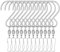 COMNICO 12 Pack Wind Spinner Swivel Hooks for Hanging Plants 360 Degree Dual Spin Windsock Wind Chime Hanger Light Clips Bird Feeders Houses Baskets Birdbaths Crystal Twisters Party Supply