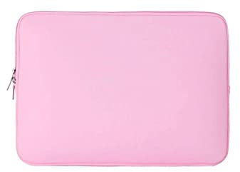 HJUGHPN Housse de protection pour ordinateur portable - Pratique, compacte et pratique - Rose - Taille 15