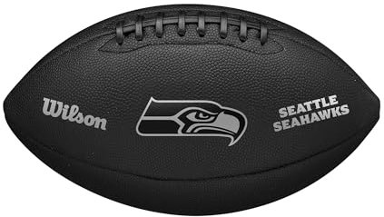 WILSON NFL Team Metallic Premiere Fußball, offizielle Größe, Seattle Seahawks