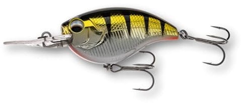 LMAB Crankbait 5,5 cm Power Vibe 55F - 3 Lauftiefen, Floating - Wobbler Barsch, Crankbait Wobbler, Kunstköder Angeln, Barsch Wobbler, Spinnfischen Köder (Real Perch, MR | Lauftiefe 2-3 m | 13 Gramm)