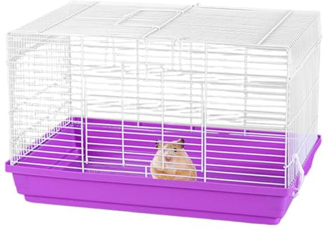 Eventerde 47x30x30cm Rattenkäfig Metall Großer Hamsterkäfig Nagerkäfig Chinchilla Käfig Mit Abnehmbarem Boden Für Den Innengebrauch Für Nager Mäuse Meerschweinchen