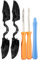 Pesfehhy 2x pulsanti LB RB Bumper sostitutivi Chiave + T6 e T8 Cacciaviti Strumenti di riparazione + Crowbar per Per Elite controllore