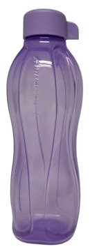 Tupperware to Go Eco 1,0 Liter Drehverschluss Trinkflasche Wasserflasche Thermosflasche EcoEasy für Kohlensäure 1000ml (flieder)