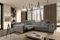 All4All Ecksofa Simon II Mix mit Schlaffunktion & Bettkasten – L-Form - modernes Schlafsofa mit verstellbaren Kopfstützen -276x205x91 cm - Couch - Schlafcouch - Eckcouch 26 (Toro 5, Links)