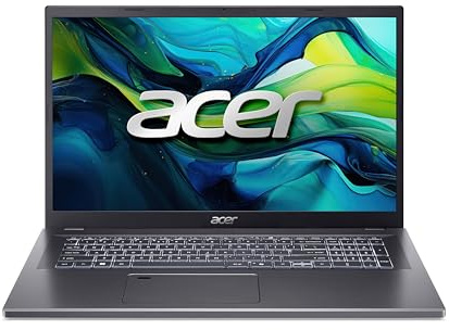 Acer Aspire 17 | Laptop | Intel Core 7 | 16GB | 1TB | QWERTY | 17 FHD IPS Display | Intel Core 7 150U | 16 GB RAM | 1 TB SSD | Intel Grafik | Windows 11 | QWERTY Tastatur | A17-51M-76CR