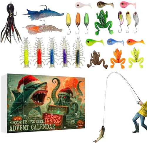 Adventskalender Für Angler Im Jahr 2025 24-Tage 2025 Partygeschenke für