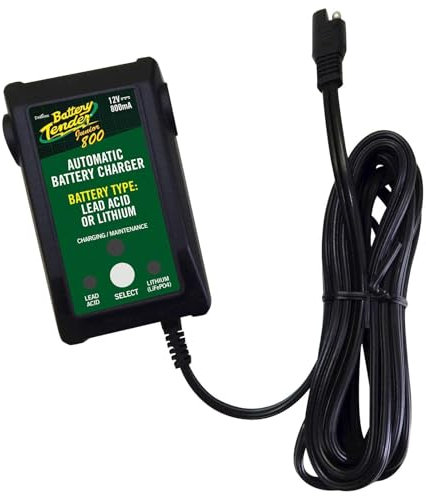 Battery Tender 022-0199-DL-EU Caricabatterie Mantenitore Di Batterie di litio, AGM, GEL, Acido, 12v, 800mA Junior
