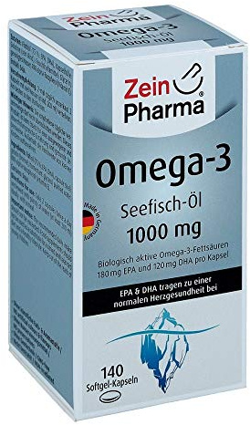 ZeinPharma Omega-3 Seefisch-Öl 1000 mg Kapseln, 140 St. Kapseln