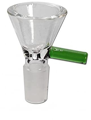 bong-discount Bong-Zubehör: Wasserpfeifen-Kopf, Glas-Kopf, Steckkopf konisch | NS 14 (14,5 mm) | BOROSILIKATGLAS, grün