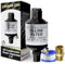 LE LEMATEC Séparateur d’Eau pour Compresseur d’Air – Filtre Anti-Humidité avec Valve de Vidange à Bouton Poussoir et Ruban Téflon – Accessoire pour Outils Pneumatiques