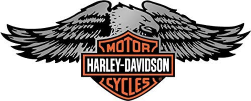 Adesivi retrò riflettenti per casco Harley Davidson Aquila