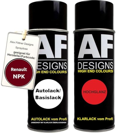 Spraydose für Renault NPK Rouge Intense Nacre | Spraydosen Set geeignet Für RENAULT