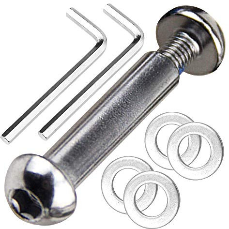 OTFAITP M8 8mm x 28mm-86mm Scooter Front Rear Axle Bolt 8.8 Grade Carbon Steel for Stunt Scooter Dash Teen/Adult Kick Scooter-800+lb Capacity