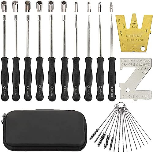 Kit D'Outils de RéGlage de Carburateur pour Moteurs à 2 Temps, Outil de RéGlage de Mise au Carburateur pour TronçOnneuse DéSherbeur Tondeuse