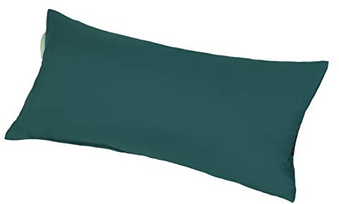 Gardenista Cuscino per il supporto del collo del lettino prendisole da esterno | Cuscino per poggiatesta resistente all'acqua per giardino | Confortevole e robusto con cintura sicura (Verde)