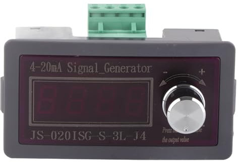 Generatore di Segnale 4-20mA Simulatore Analogico di Tensione di Corrente Display a 4 Cifre DROK Generatore di Segnale Regolabile per il Debug del Pannello PLC