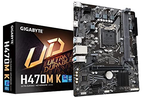 Gigabyte H470M K (Socket 1200/H470/DDR4/S-ATA 600/Micro ATX)