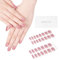 DANNI & TONI 28 Stickers Tafly Ombre Semi Cured Nail Wraps Soft Self-Adhesive Gel Nail Stickers(Aglaia),Salon-Quality Gel Nail Polish Strips Manicure Stickers Set