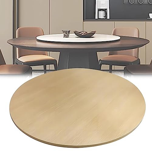 ESOYAWE Rotondo Piatto Girevole per Tavolo da Pranzo con Base Girevole, Ø 50-100 Cm Giradischi Girevole in Legno, Girevole A 360° Silenzioso Liscio Vassoio Girevole per Giradischi