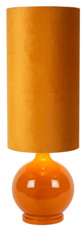 Lucide ESTERAD - Stehlampe - Ø 34 cm - 1xE27 - Ockergelb