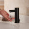 Mélangeur d'eau chaude et froide en laiton massif noir mat, robinet infrarouge sans contact, robinet à capteur automatique, robinets de lavabo de salle de bain (couleur : noir mat 01)